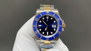 Reloj Cronógrafo de Acero Inoxidable con Cristal de Zafiro Estilo Pointer, Alarma, Pantalla LED, Multifunción, Fecha, Automático, para Buceo - Product Image 1