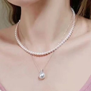 Hot Selling French Style <b>Fine</b> <b>Jewelry</b> <b>Sets</b> for Women Versatile Light Luxury Design Natural Pearl Necklace Small Fragrance - Product Image 1