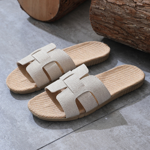 Rẻ hơn phụ nữ giản dị phẳng mùa hè Dép nữ giày và dép cho con La Dép sang trọng vuông Toe chaussures đổ femmes - Product Image 5