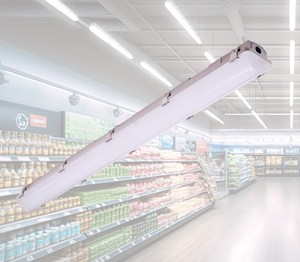 Thiết kế mới hẹp cơ thể hơi chặt chẽ 140lm tri-proof ánh sáng cho thương mại 4ft LED ống ánh sáng hơi chặt chẽ lịch thi đấu - Product Image 2