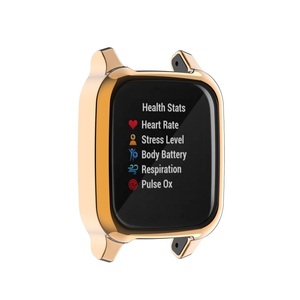 Couverture complète de protection d'écran de montre intelligente pour <span class=keywords><strong>Garmin</strong></span> <span class=keywords><strong>Venu</strong></span> <span class=keywords><strong>SQ</strong></span> SQ2 étui de protection en TPU plaqué musique - Product Image 5