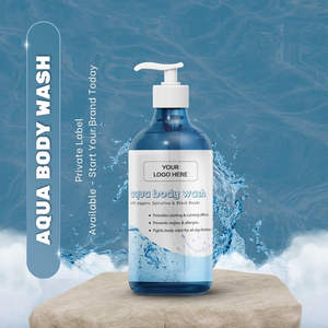 Gel douche pour femmes Auqa, liquide, rafraîchissant, blanchissant, hydratant, naturel, biologique, nettoyage en profondeur - Product Image 1