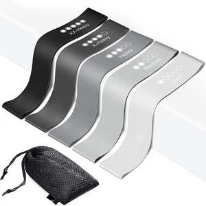 <span class=keywords><strong>Bandas</strong></span> de resistencia ATEX INI Loop, juego de 5 piezas <span class=keywords><strong>con</strong></span> estampado de ustom OGO, <span class=keywords><strong>bandas</strong></span> de ejercicio para fitness body building, terapia física - Product Image 3