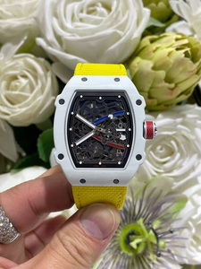 Reloj de Fibra de Carbono de Lujo 2026, Ultrafino (7.8mm), Ultraligero (35g), Automático, Deportivo, Mecánico, Estilo Hip Hop, con Correa de Goma - Product Image 1