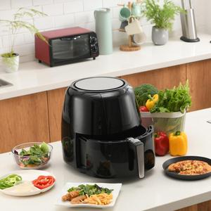 Freidora de Aire Automática y Horno Tostador Familiar de Acero Inoxidable con Control Digital, Capacidad de 8.1-10L, Clase Energética A para Hogares - Product Image 5
