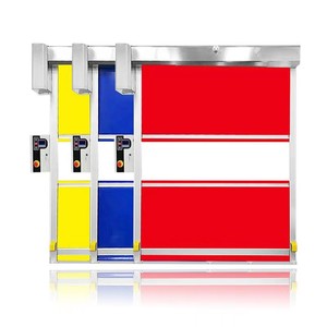 Portes Industrielles Rapides Personnalisées Populaires, Idéales pour Ateliers, Garages et Entrepôts, Permettant le Passage des Personnes et des Matérielles - Product Image 3