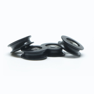 5x25x8,2mm 625 tipo ranura en U ruedas de polea de nailon de plástico 625 ruedas de polea de rodamiento para puertas correderas y ventanas - Product Image 5