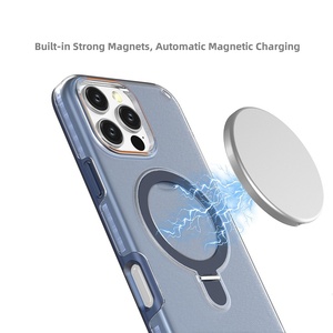 Étui de téléphone magnétique 2-en-1 avec support pour iPhone 17 Pro Max, 16, 15 Plus, 14 Pro, 13, 12 – Coque de protection antichoc pour iPhone 17 Air - Product Image 3