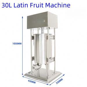 เครื่องทำชูโรส์ไฟฟ้าเชิงพาณิชย์ อัตโนมัติ สไตล์สเปน ชูโรส์ลาติน โดนัทผลไม้ ไส้กรอก เครื่องยัดไส้แนวตั้ง สำหรับเบเกอรี่ ถั่ว นม - Product Image 6