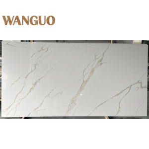 Placa <span class=keywords><strong>de</strong></span> Gran Formato <span class=keywords><strong>de</strong></span> <span class=keywords><strong>Cuarzo</strong></span> Natural Compuesto Moderno, 93% Natural, Sin Costuras, Reparable y Personalizable, Tipo Calacatta, <span class=keywords><strong>para</strong></span> Encimera <span class=keywords><strong>de</strong></span> Isla - Product Image 2