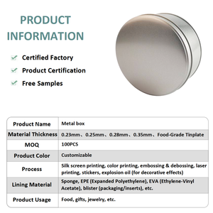 Sofort lieferbare runde Keksdosen aus der Fabrik – Mittelgroße Verpackung, zertifiziert, schneller Versand, silberfarben - Product Image 5
