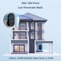 Household Wireless Self-Powered Doorbell DC Digital Chime Button with Battery-EU/UK/US Standard Model