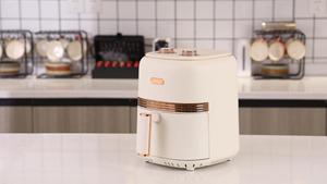 Friteuse électrique à économie d'énergie 1200W et friteuse à air 5.1-6.0L en acier inoxydable antiadhésif Protection contre la surchauffe Design moderne compact - Product Image 5