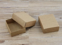 Boîtes cadeaux en carton kraft recyclé de luxe personnalisées en blanc, noir et marron pour emballages de savon DIY avec couvercles