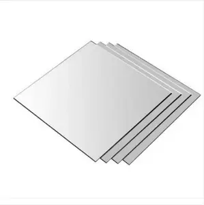 Silver Acrylic Mirror Plate PMMA Plexiglass Cut Mirror Plate Holographic Custom Size Acrylic Mirror Plate