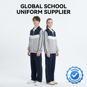 521004M Comfortabele polyester mix schooluniform voorjaar herfst activewear trainingspak voor kinderen dagelijks gebruik - Product Image 1