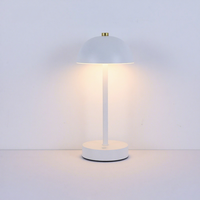 Lampe de table rechargeable en or moderne, hauteur réglable, lampe de bureau LED sans fil pour chambre à coucher, restaurant, bar