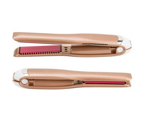 <b>Wireless</b> Hair <b>Straightener</b> Iron Curling 2 in 1 Portable Rechargeable Mini Straightening Cordless Ceramic Flat Iron - Product Image 2