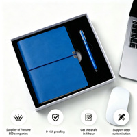 Agenda Quotidien Professionnel 2026 Premium Couverture Rigide A5 avec Stylo, Coffret Cadeau d'Entreprise Personnalisable avec Logo Sérigraphié