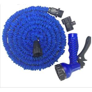 Tuyau d'arrosage extensible vert et bleu avec buse de pulvérisation pour arroser les plantes et laver la voiture, 7 modes de pulvérisation - Product Image 2
