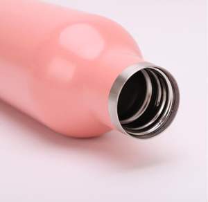 Frasco de botella de agua deportiva de acero inoxidable de metal Frasco térmico de doble pared - Product Image 4