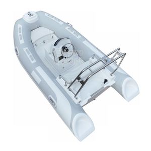 Bote Semirrígido de Alta Velocidad <span class=keywords><strong>con</strong></span> Casco de Fibra de Vidrio e Inflable de Hypalon/PVC 330 <span class=keywords><strong>con</strong></span> <span class=keywords><strong>Motor</strong></span> Fuera de Borda para Remo y Pesca - Product Image 4