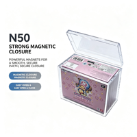Étui de présentation magnétique en acrylique personnalisé, écologique, transparent et anti-poussière pour collection de cartes One Piece TCG EB-01 Memorial