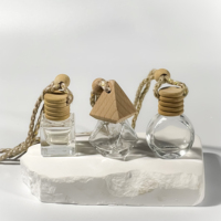 Flacons de parfum vides en verre transparent uniques pour voiture, 6ml, 8ml, 10ml, pour diffuseur à bâtonnets ou désodorisant de voiture