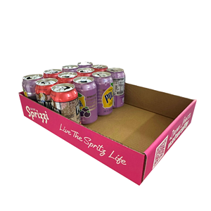 Caja de Cartón Corrugado Ecológica con Impresión Personalizada, Reutilizable para Bebidas, Jugos, Vino, Cerveza, Agua, Embalaje Minorista y Envío - Product Image 1