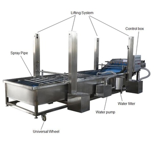 <span class=keywords><strong>Machine</strong></span> de nettoyage de laveuse à bulles d'air de légumes en continu automatique multifonctionnelle fournie 980 <span class=keywords><strong>Machine</strong></span> à <span class=keywords><strong>laver</strong></span> les petits fruits 1 ensemble - Product Image 2