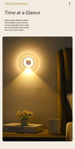 Foco creativo inteligente Cuerpo Humano Sensor luz hogar inalámbrico LED lámpara dormitorio armario inodoro lámpara pasillo noche Luz - Product Image 4