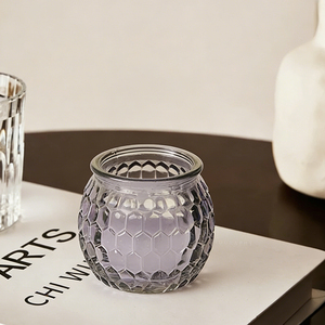 Candela Profumata in Paraffina PK3 in Barattolo di Vetro con Scatola in PET e Nastro di Seta, Fatta a Mano per Decorazione Casa, Uso Festivo e Matrimoniale, per Interni - Product Image 5