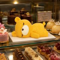 Gâteau Mousse Glacé en Forme d'Ours Personnalisé avec Logo, Saveur Mangue, Fournisseur OEM, Dessert 3D Animalier Prêt à Consommer pour Fêtes, Vente en Gros