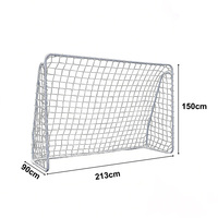 Gawang Sepak Bola Rangka Baja JH 7ft X 5ft 2-Pack untuk Latihan Anak & Remaja di Halaman Belakang Grosir