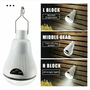Bombilla LED de Emergencia con Carga Solar, Cable para Exteriores, Gancho Móvil para Tienda de Campaña, Jardín - Product Image 5