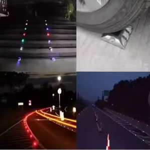 High Intensity <strong>LED</strong> <strong>Solar</strong> Horseshoe Road Stud Reflective Raised Pavement <strong>Marker</strong> for Traffic <strong>Lane</strong> Division Night Safety - Product Image 6