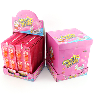 चिपचिपा मीठा उदास भालू के आकार का नरम गम कैंडी + popping कैंडी - Product Image 3