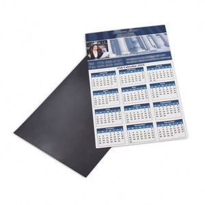Oem Factory Custom Printing Paper Souvenir <b>Fridge</b> Business Card Magnet With Calendar - Product Image 2