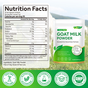 Leche de Cabra en Polvo de Grado Alimenticio, Fórmula Fácil de Digerir, Sin Gluten, Sin OMG, de Pastoreo, Rica en Proteínas y <span class=keywords><strong>Calcio</strong></span>, Marca Privada Itawel - Product Image 6