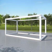 Estructura de Casa Contenedor Prefabricada, Acero Galvanizado en Caliente, Resistente a la Oxidación, Diseño Moderno para Hoteles y Villas