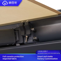 Toldo Retráctil Motorizado Eléctrico Newhoo con Control Remoto, Toldo para Patio Exterior, Impermeable y Anti-UV para Jardín y Terraza