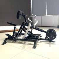 Machine de rangée assise chargée de plaque d'entraînement de force d'exercice de dos d'équipement de gymnase commercial