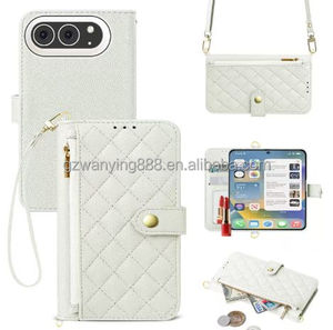 Funda Cartera con Cierre para el Nuevo iPhone, Todos los Modelos 18 <span class=keywords><strong>Duo</strong></span>/Fold, Funda de Cuero para Teléfono, Apple 18 Ultra, Correa Cruzada para el Hombro - Product Image 4