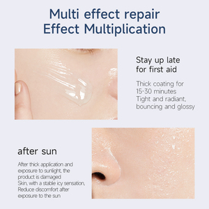 Venta caliente molécula pequeña estancia tarde en el sueño <span class=keywords><strong>máscara</strong></span> facial <span class=keywords><strong>fotosensible</strong></span> hidratante sustancia transparente para uso facial - Product Image 4