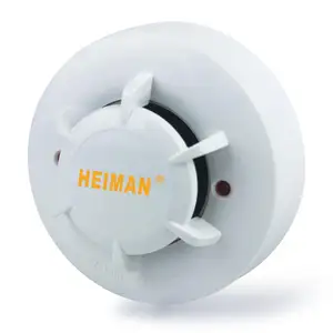 Security alarm system energy storage backup battery 4 wire conventional smoke detector fire alarm