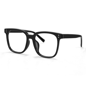 Monture de lunettes rectangulaire de style japonais à bord noir pour hommes, monture large TR90, protection contre la lumière bleue 1122 - Product Image 2