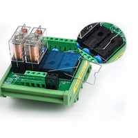 Module de relais d'interface 6 canaux 1NO+ 1NC à montage sur rail DIN G2R-1-E 16A ENTRÉE 12V Compatible PNP NPN Encapsulé dans de l'époxy