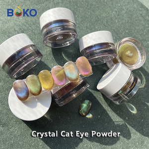 BOKO-pigmento camaleón ojo de gato para uñas, macaron polvo magnético, Serie de color <span class=keywords><strong>nude</strong></span>, venta al por mayor de fábrica - Product Image 5