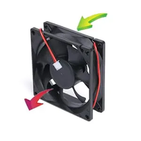 Ventilateur DC 12V 3 pouces 80mm x 80mm x 25mm 8025 sans balais pour refroidissement de boîtier PC et refroidisseurs de CPU