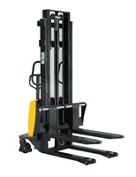 Promotion : Chariot élévateur manuel semi-électrique portatif de 1000 kg, 1,5 t, 2 tonnes, 3 m, pour palettes, auto-chargeur, transpalette manuel, récupérateur de palettes